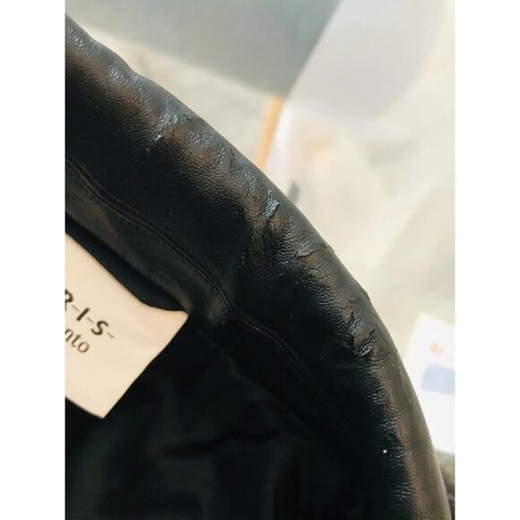 AKRIS Punto Blazer Jacket Wool Tweed Faux Leather Trim Knit Combo, 10 - Picture 11 of 12